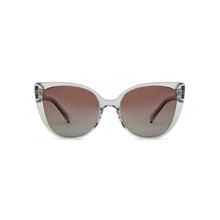 John Jacobs JJ TINTS Transparent Brown Women Polarized and UV Protected Sunglasses - JJ S13028