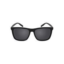 Royal Son Black Polarized Retro Square Sunglasses