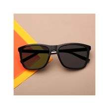 Royal Son Black Polarized Retro Square Sunglasses