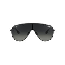 Ray-Ban 0RB3597 Grey Wings Shield Sunglasses - 33 mm