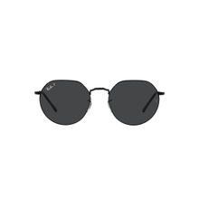 Ray-Ban 0RB3565 Black Polarized Jack Round Sunglasses - 52.9 mm