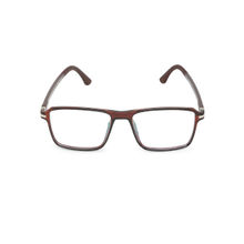 Vast Unisex Rectangle Anti Glare UV Protection Full Frame Spectacles - (Zero Power) (7912)