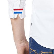 EVOQ Men's Red, White & Blue Striped Cuffbands