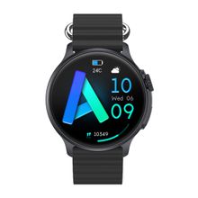 French Connection Nexus Premium Smart Watch with Black Silicone Strap - FCSW03-3 (M)