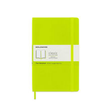 MOLESKINE Classic Large Soft Cover Notebook (Plain) - Lemon Green