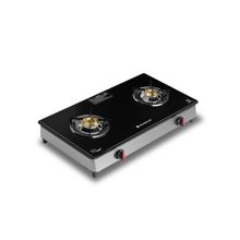 Wonderchef Regal 2 Brass Burner Cooktop, Manual Ignition, Lpg Gas Stove For Kitchen