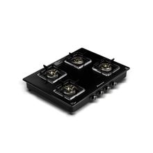 Wonderchef Royal 4 Brass Burner Cooktop, Manual Ignition, Lpg Gas Stove For Kitchen