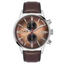 Timex Men Brown Round Dial Analog Watch - TWEG19930