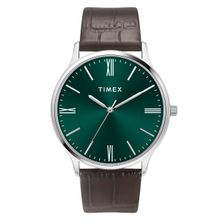 Timex Round 21mm Green Dial Analog Men Watch - TWTG105SMU07