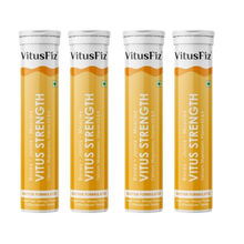 VitusFiz Strength Calcium Vit D3 With Magnesium For Bones Joints & Muscles Tablets - Pack Of 4
