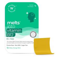 Wellbeing Nutrition Melts Vitamin B12, Folate, Orange Mint Flavour, Memory, Brain, Heart