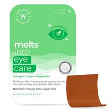 Wellbeing Nutrition Melts Eye Care, Lutein 10mg, Improves Vision, Lemon Flavour