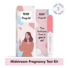Plush Preg-oh! Midstream Pregnancy Test Kit For Women 99% Accuracy