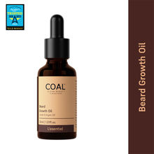 COAL Clean Beauty Beard Growth Oil With Jojoba & Argan Oils Improve Growth & Strengthens Beard