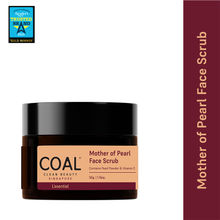 Coal Clean Beauty Mother of Pearl Face Scrub With Vitamin E For Brightening & Removes Blackhead