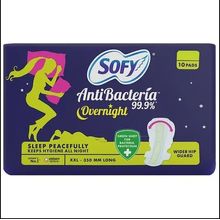 Sofy Anti-bacteria Overnight XXL Sanitary Pads (Pack of 10)