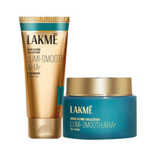 Lakme Lumi-Smooth AHA+ Face Wash + Oil-Control Moisturizer Combo