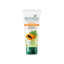 Biotique Bio Papaya Visibly Flawless Skin Face Wash For All Skin Types(pack of 2)