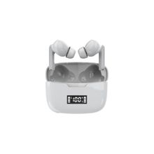 Blaupunkt BTW10S Truly Wireless Earphones with Deep Bass Smart LED Type-C Charging Case White