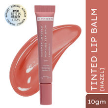 Hyphen Tinted Lip Balm - Hazel, 1% Vit E, 2% Squalane & Peptides, Brightens, Moisturizes Dry Lips