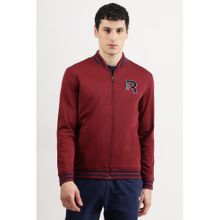 Reebok Mens Solid Maroon Jacket