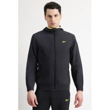 Reebok Mens Solid Black Jacket