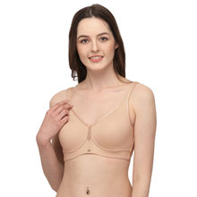 SOIE Full Coverage Minimiser Non Padded Non-Wired Bra-Nude