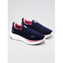 LOTTO Aerostep Slip on Navy Blue Walking Shoes for Women