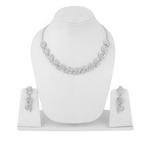 Anika's Creations Traditional Silver Plated Jewellery Set