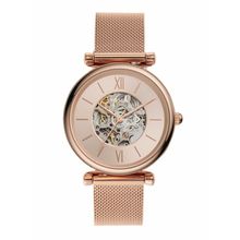 Fossil Women's Carlie Rose Gold Watch ME3175