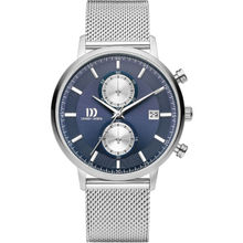 Danish Design Tidlos Chronograph Date Quartz Dial Color Blue Men Watch-IQ68Q1215