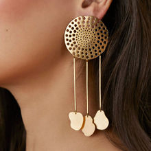 Zohra Handcrafted & Gold Plated Kaia Earings Large