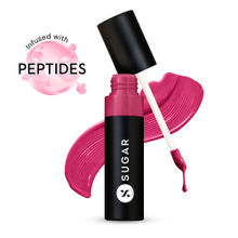 SUGAR Partner In Shine Transferproof Glossy Lipstick | Lasts upto 24hrs| - 08 Pink Pinot