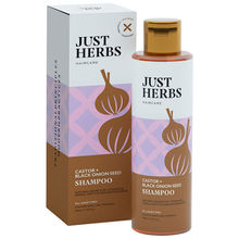 Just Herbs Castor & Black Onion Seed Shampoo