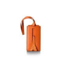 Sheaffer Eip Full-Grain Leather Luggage Tag - Orange