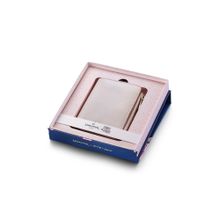 Sheaffer Emily in Paris Full-Grain Leather Zipped Bifold Coin Wallet- Pink