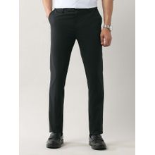 Arrow Dark Green Men Solid Autoflex Slim Fit Trousers