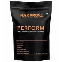 NAKPRO Perform Raw Whey Protein Concentrate With Added Digestive Enzymes - Unflavoured