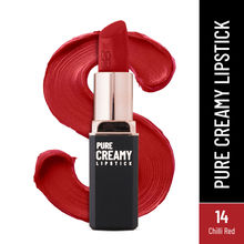 Swiss Beauty Pure Creamy Matte Lipstick - 14 Chilli Red