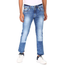 Aeropostale Men Blue Mid Rise Tapered Fit Jeans