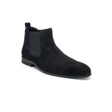 Teakwood Leathers Black Solid Chelsea Boots