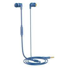 Infinity (jbl) Wynd 300 In-ear Immersive Bass Tangle Free Flat Cable Headphones With Mic (blue)