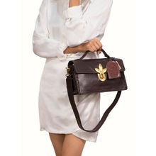 Hidesign Flourish 02 Medium Casual Brown Womens Office Handbag (M)