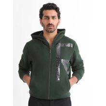 Rare Rabbit Kaden Primary Green Sweatshirt