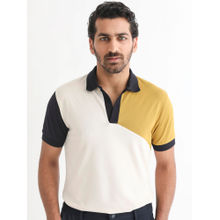 Rare Rabbit Tauhou Primary Off White Polo T-Shirt