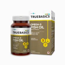 TrueBasics Omega-3 Fish Oil Triple Strength Capsules