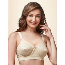 Trylo Krutika Chiken Chicken Cotton Opulent Full Cup Bra - Nude