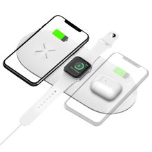 UNIGEN AUDIO Unidock 300 3 In 1 Wireless 15w Charging Mat Station For Iwatch/airpods/iphone