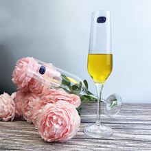 Bohemia Crystal Rebecca Champagne Flutes Glass Set, 195ml, Set Of 6, Transparent