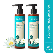 Pilgrim Argan Oil Sulphate-Free Shampoo with Camellia & White Lotus - Nourishes Hair - Pack of 2